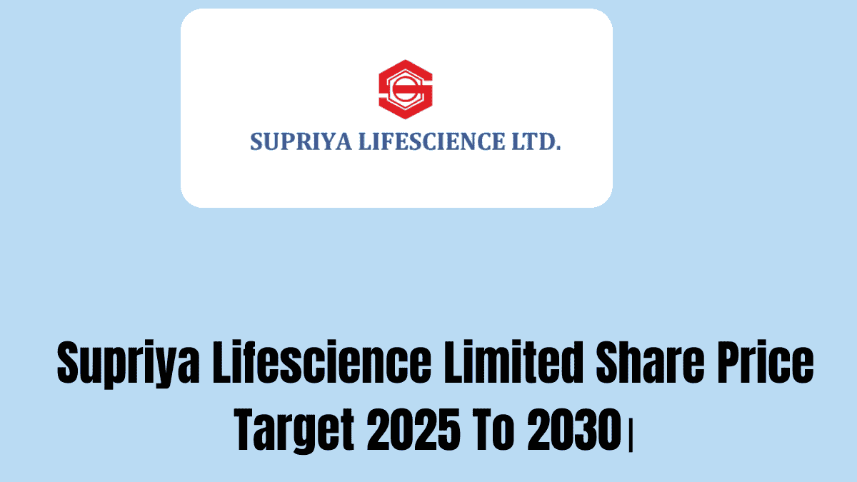 Supriya Lifescience Limited Share Price Target 2025 To 2030।